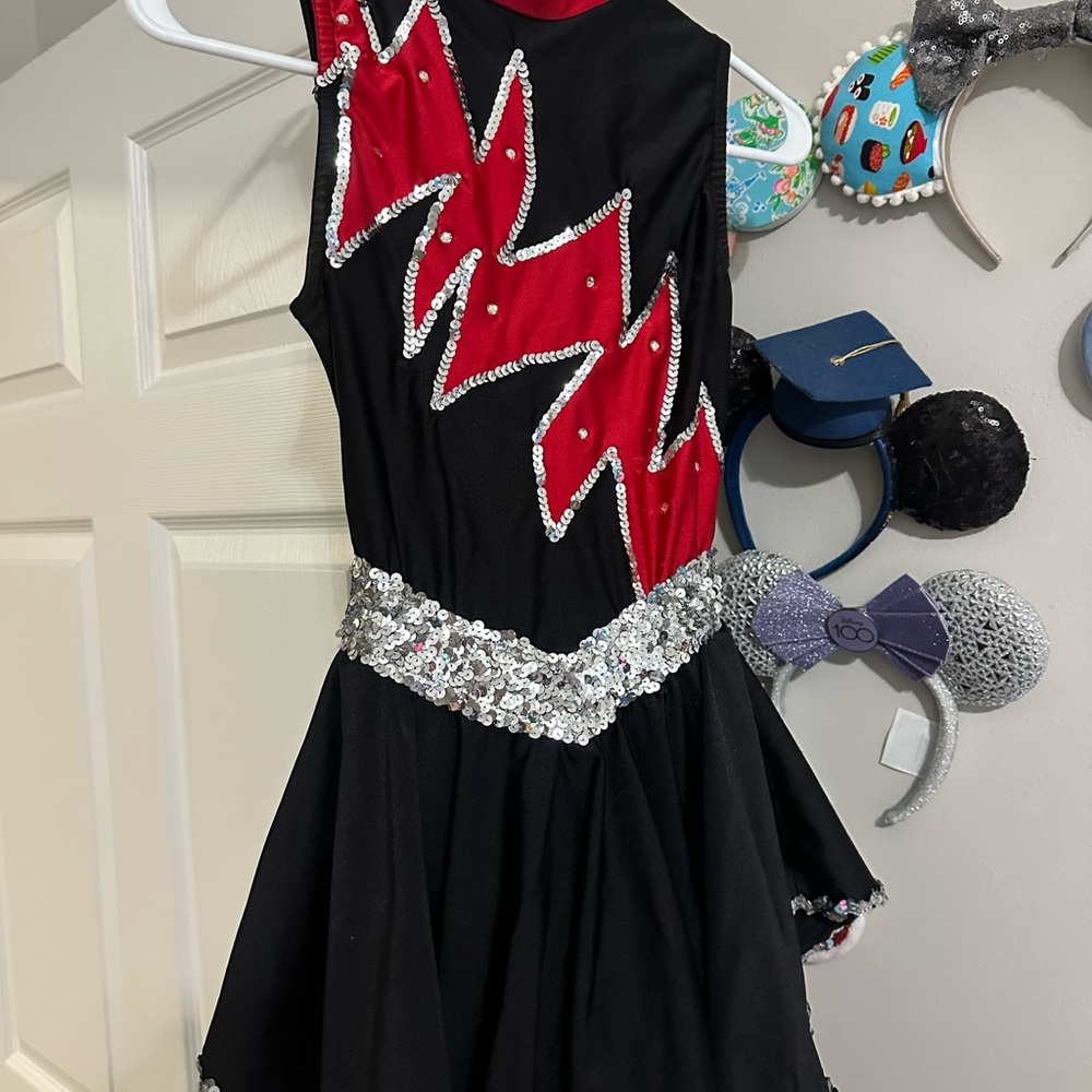 Lightning Bolt Costume - Black and Red